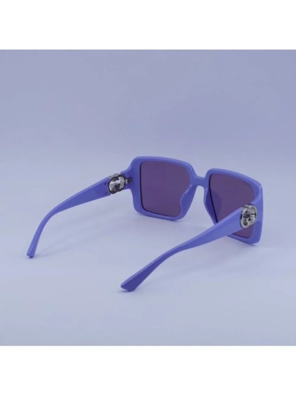 Gucci GG1692SA 004 Sunglasses Violet Square Frame, Violet Lenses